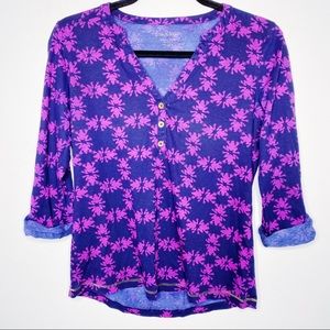 Lilly Pulitzer Janelle Top in Get Hoppy Frog